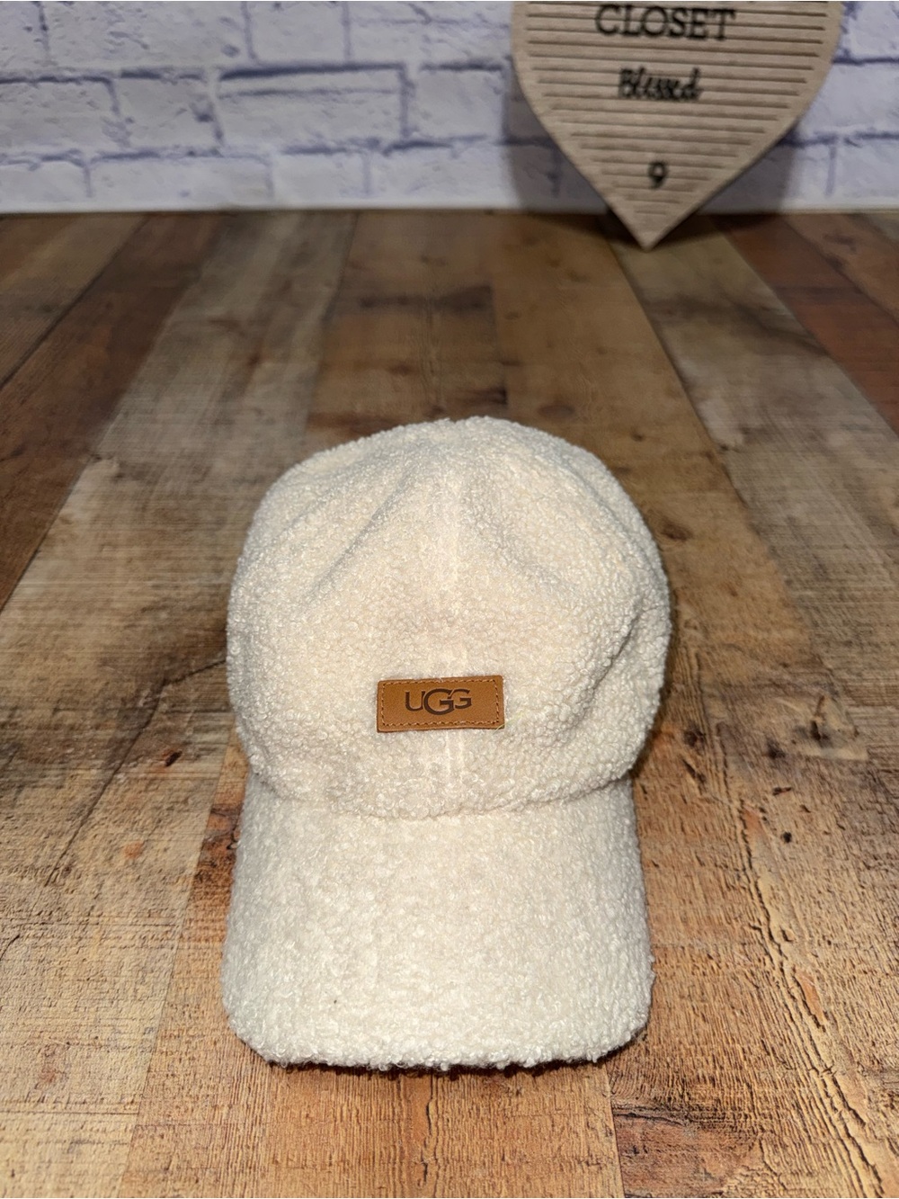 Ugg high pile fleece baseball cap